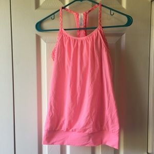 Ivivva Pink Tank with built in bra